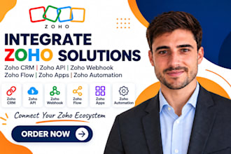 integrate zoho crm zoho api zoho webhook zoho flow zoho apps zoho automation