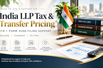 file llp and prepare india transfer pricing itr and form 3ceb filing support