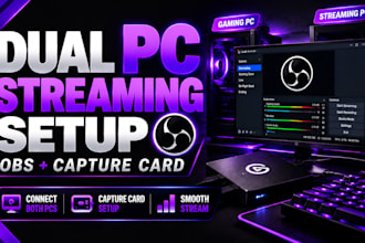 setup dual PC streaming obs and configure capture cards