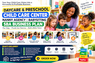 daycare preschool child care center nanny agency babysitting sba business plan