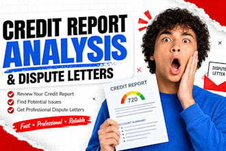 credit repair, credit report analysis, dispute letters