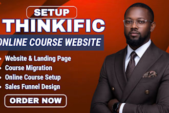 thinkific online course website kajabi sales funnel expert teachable learnworlds