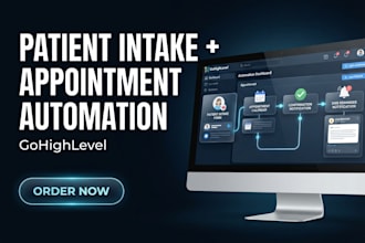 build a gohighlevel patient intake funnel and appointment reminder system