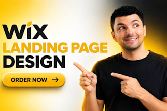 fix wix landing page, do wix landing page, redesign wix landing page, wix seo