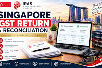 prepare singapore gst return and reconcile your business accounts