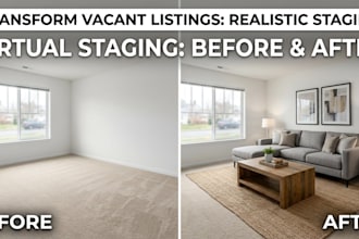do virtual staging and interior visualization for real estate