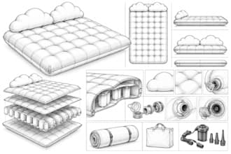 design inflatable products, air beds, mattresses and outdoor gear