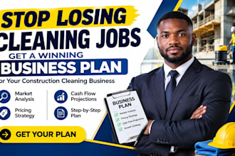 write construction cleaning business plan with market analysis pricing cash flow