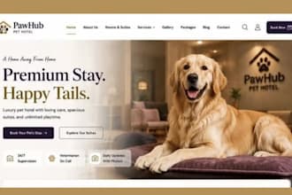 design squarespace pet grooming website dog business animal care website