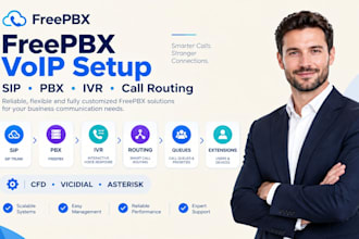 cfd freepbx vicidial setup sip pbx call center dialer IVR routing automation pro
