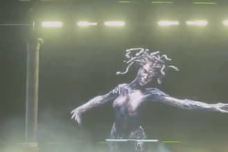 resolume holographic led wall visuals, vj loops, stage shows, 3d characters