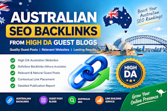 build high da australian backlinks with quality guest posts