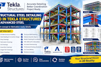 do tekla structures steel detailing and fabrication shop drawings