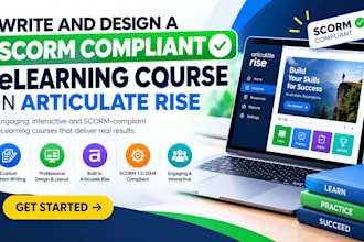 write and design a scorm compliant elearning course in articulate rise