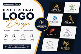 design modern and unique logo