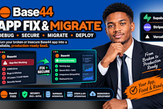 base44 expert base44 migration replit debugging bug fixing cors base44 security