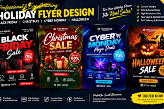 do black friday flyer black friday christmas flyer cyber monday halloween flyer