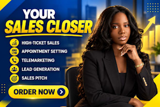 be your sales representative sales closer sales pitch sales agent telemarketing