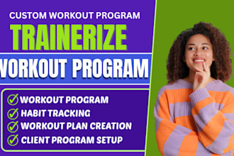 be trainerize virtual assistant upload workout program in trainerize for coaches