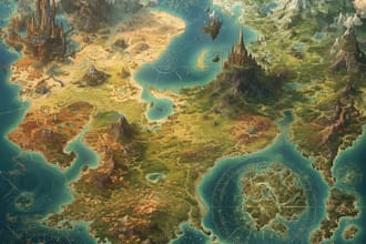 fantasy map design fantasy map maker vector map