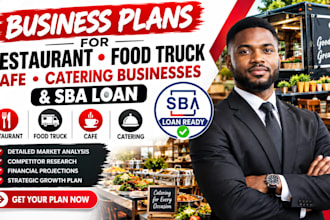 write business plans for restaurant food truck cafe catering businesses sba loan