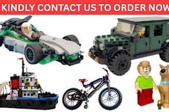 custom lego design lego set toys, gift,pet, ship, cars bike in bricklink studio