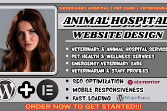 animal hospital website, veterinary hospital website, animal clinic website