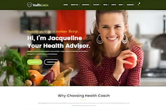 build squarespace health coach website nutritionist website wellness website