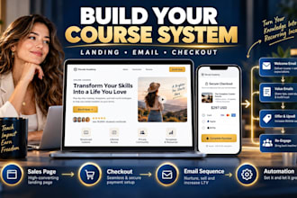build online course sales funnel for coaches creators and educators