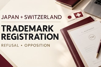 register trademark in japan and switzerland, handle refusal, opposition