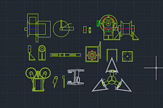 design spare parts with 2d and 3d design
