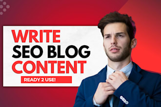 write ai optimized SEO blog content for your website