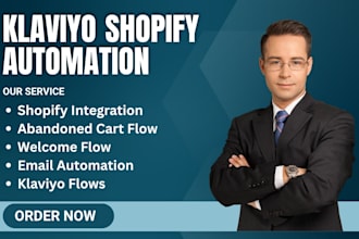 setup klaviyo shopify abandoned cart welcome email automation flows integration