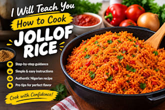 teach you how to cook jollof rice