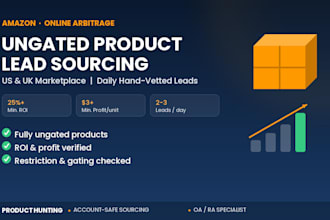 find easy to sell ungated amazon fba online arbitrage product leads