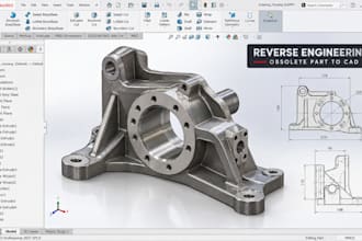 obsolete machinery replacement part reverse engineering solidworks fusion360 cad