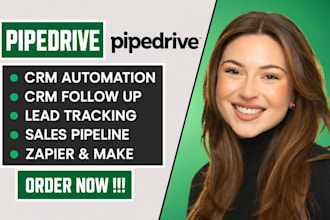 setup pipedrive automation CRM follow up pipedrive lead tracking