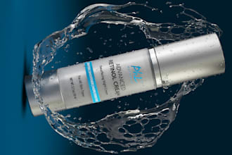 create 3d cosmetic skincare product rendering and packaging visualization