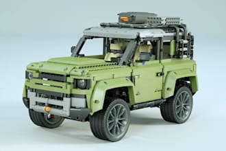 rebuild custom lego moc vehicle with pdf manual,xml list, bricklink lego toy set