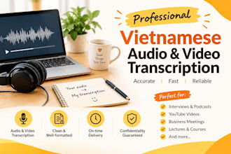 accurately transcribe vietnamese audio and video
