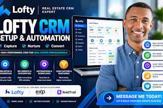 set up lofty crm lofty website design lofty website redesign lofty smart plan