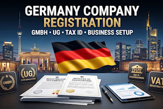 do germany company registration, gmbh ug formation, tax id and corporate tax