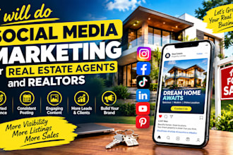 do social media marketing for real estate agents and realtors