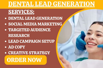 do social media marketing for dental clinic dentist and cosmetic dentistry leads
