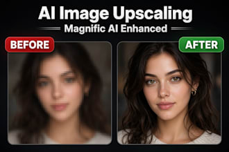 upscale, enhance your images with magnific ai and photoshop