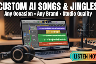 create a custom ai song or jingle using suno and udio for any occassion