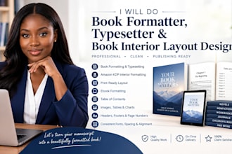 be your outstanding book formatter and typesetter manuscript critique