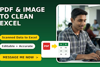 convert pdf and image data to editable excel spreadsheet