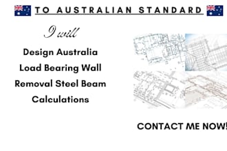 design australia load bearing wall removal steel beam calculations