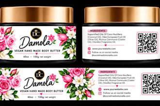 design skincare, beauty, cosmetic labels and product packaging